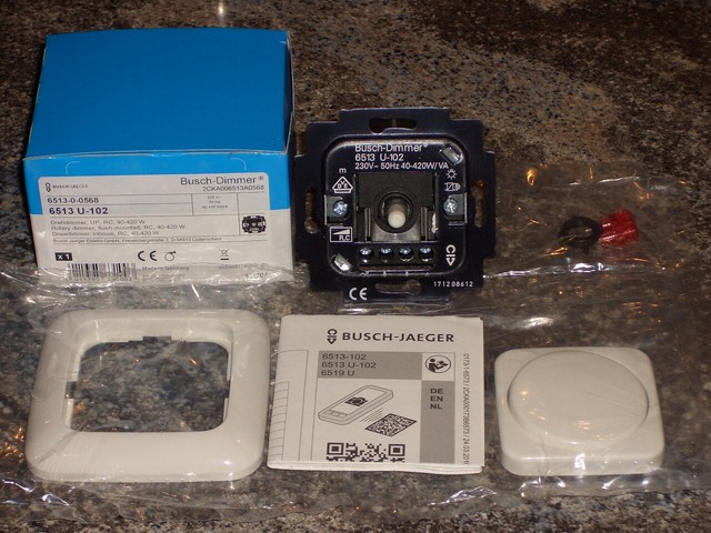 Busch Dimmer 6513 U 102 Led Geeignet Busch Jaeger Dimmer 6513 U-102 auch LED geeignet günstig kaufen | eBay