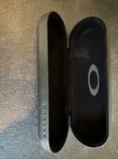 OAKLEY BLACK SMALL AUTHENTIC CLAMSHELL EYEGLASSES HARD CASE