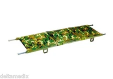 Folding Aluminum Portable Stretcher | Camouflage | Emergency | 006B | 191-MAYDAY