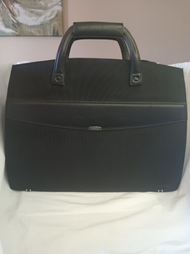 WATERFORD BLACK LAPTOP BAG BRIEFCASE TOTE - Picture 1 of 19