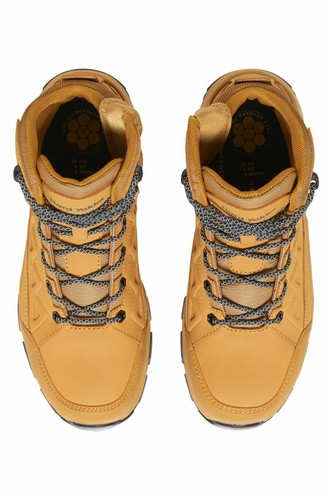Hard Yakka Work Boots Zip Side Lightweight Wheat Safety Lace ATOMIC Y60280 NEW - Picture 14 of 15