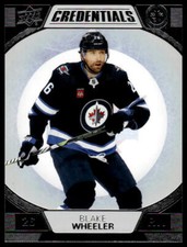 2022-23 Upper Deck Credentials Blake Wheeler #100