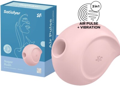 Vibrator Klitoris Sauger Sexspielzeug SATISFYER Sugar Rush 2:1 Air Druckwellen