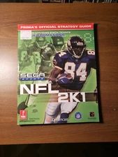 NFL 2K1 Official Strategy Guide (2000, PRIMA, Paperback) VG