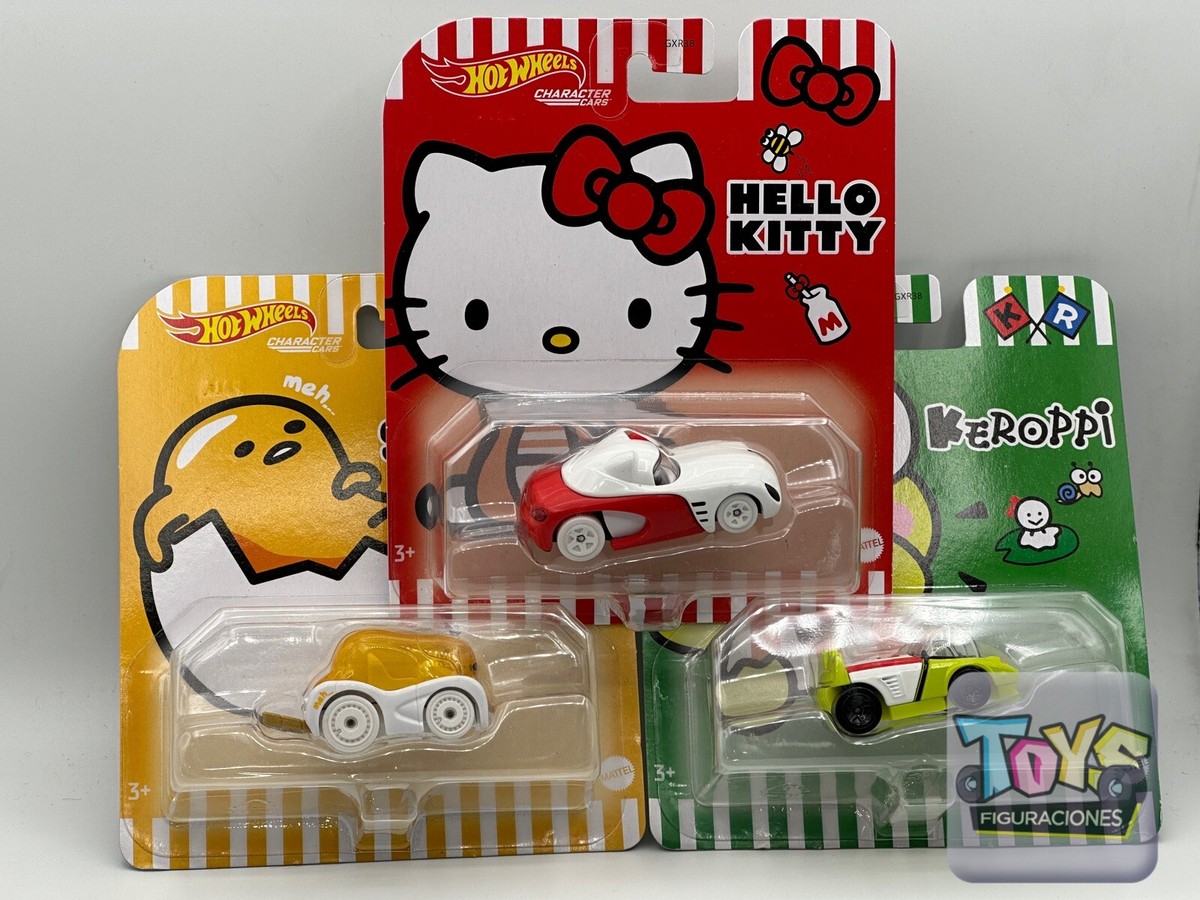 SET OF 3 Hot Wheels 2021 HELLO KITTY , GUDETAMA & KEROPPI