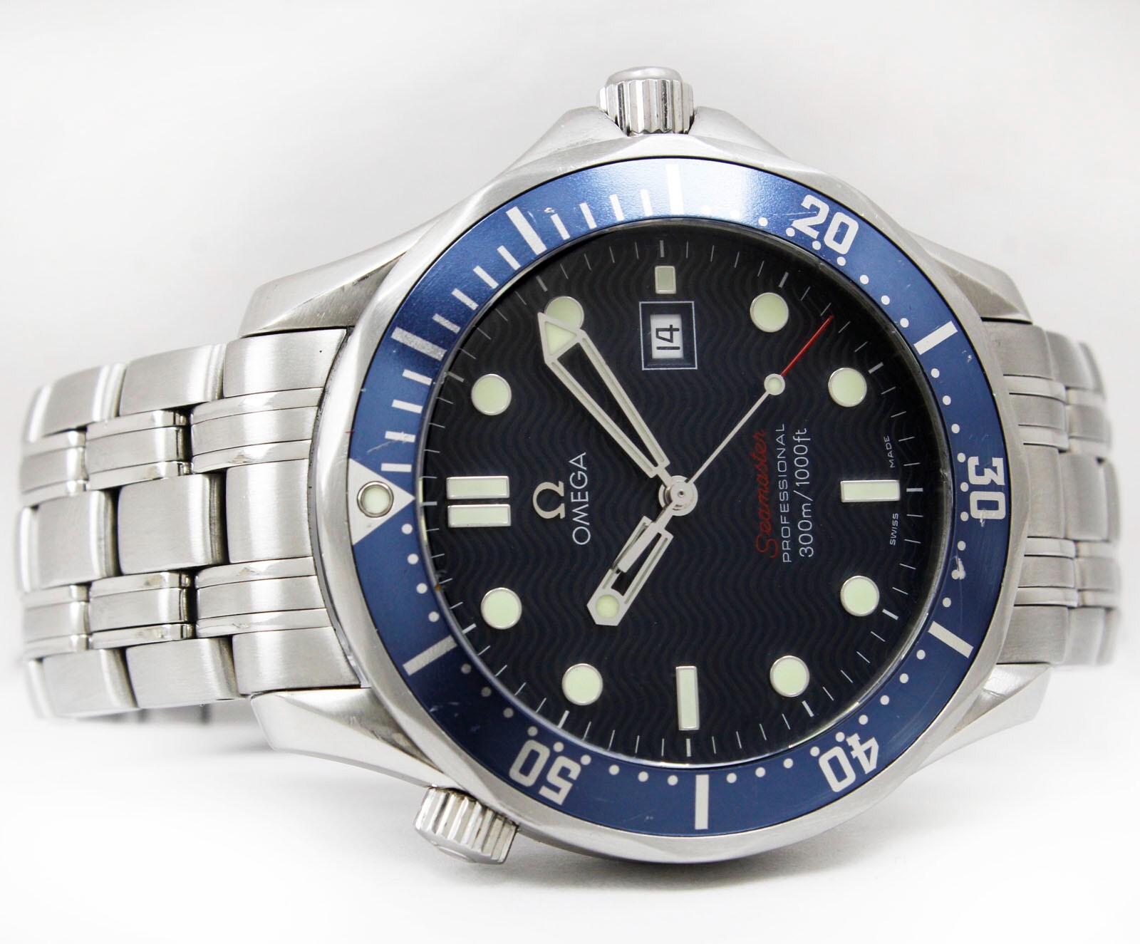 Omega Seamaster Professional 41mm Blue Wave Watch Early Cyber Monday