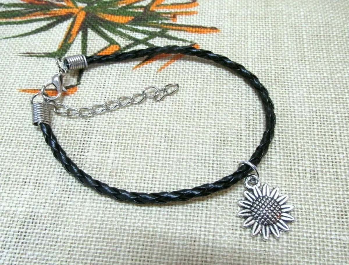 Sunflower on sale silver bracelet