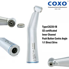 COXO YUSENDENT Dental Inner Water 1:1 Low Speed Contra Angle Handpiece CX235-1B