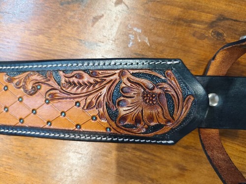 Custom Handmade Damascus Steel Hunting Knife Fixed Blade With Leather Sheath - Picture 45 of 68