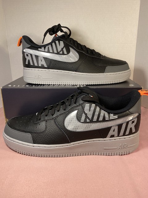 nike air force 1 under construction black