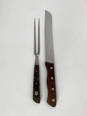 * ZWILLING J.A. HENCKELS SOLINGEN FRIODUR SÄGEMESSER FLEISCHGABEL TRANCHIER SET