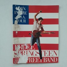 Bruce Springsteen Born In The USA Tour Concert Program Book 1984 *POOR--DAMAGED*