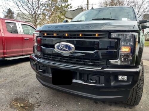 2017-2019 Ford Super Duty Raptor Style Grille Light 5 led -Amber Led - Picture 3 of 8