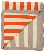 Darzzi Sneaky Strokes Throw, Stone/burnt Orange/natural, New, Free Shipping on sale Darzzi Sneaky Strokes Throw, Stone/burnt Orange/natural, New, Free Shipping on sale