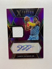 2022-23 Panini Select X-Factor Jaren Jackson #XFS-JJJ /99 PURPLE PATCH AUTO