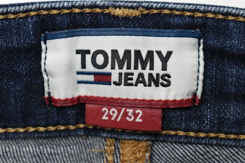Tommy Hilfiger Dritto Ryan Lars Lago Raw Elasticizzato Jeans Uomo W29/L32 Baffi - Bild 6 von 11