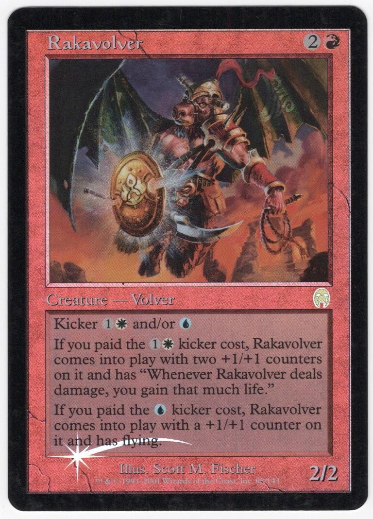 Rakavolver 2001 Apocalypse FOIL Red Rare Creature - Volver MTG NM AZ1