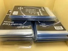 1000 PRO-SAFE Resealable Team Bags Beckett BGS Graded Card Holder Sleeves