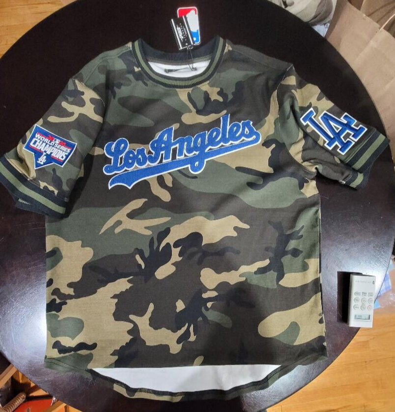 Los Angeles 2020 Wold Champ Men's Pro Standard Camo Team T-Shirt