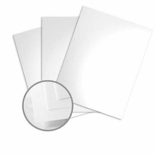 Color Copy Gloss Pure White Card Stock, 8.5 x 11, 80lb Cover Glossy C/2S, 250 PK eBay