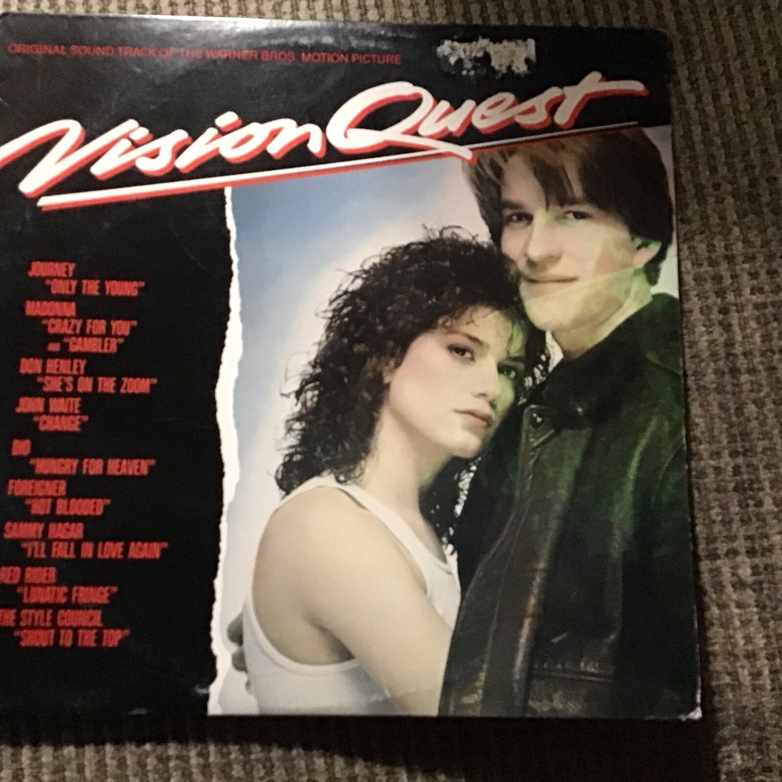 VISION QUEST 1985 ORIGINAL SOUNDTRACK LP GEFFEN PRINT VINTAGE VINYL OOP 10TRX