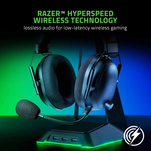 Razer BlackShark V2 Pro 2020 Gaming Headset Wireless RF Virtual 7.1 PC Black - Bild 2 von 3