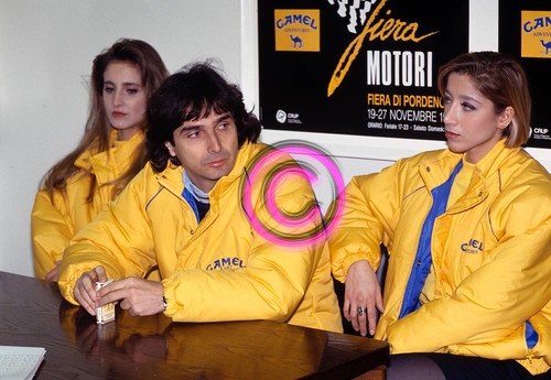 Racing Original 35mm Slide F1 Nélson Piquet, Camel Lotus 1988 Fiera di Pordenone