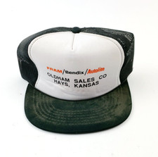Vintage Fram Bendix Autolite Oldham Sales Co. Hays Kansas Snapback Hat Cap