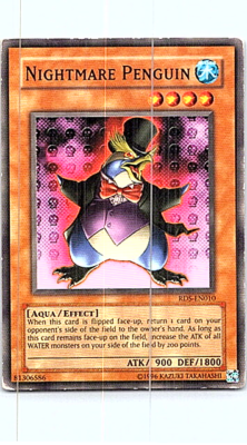 Nightmare Penguin RDS-EN010 Yu-Gi-Oh! Moderate Play Unlimited Nightmare Penguin RDS-EN010 Yu-Gi-Oh! Moderate Play Unlimited