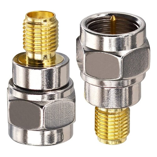 Male Plug to SMA Female Plug Straight RF Adapter Connector Coaxial - Photo 3/7