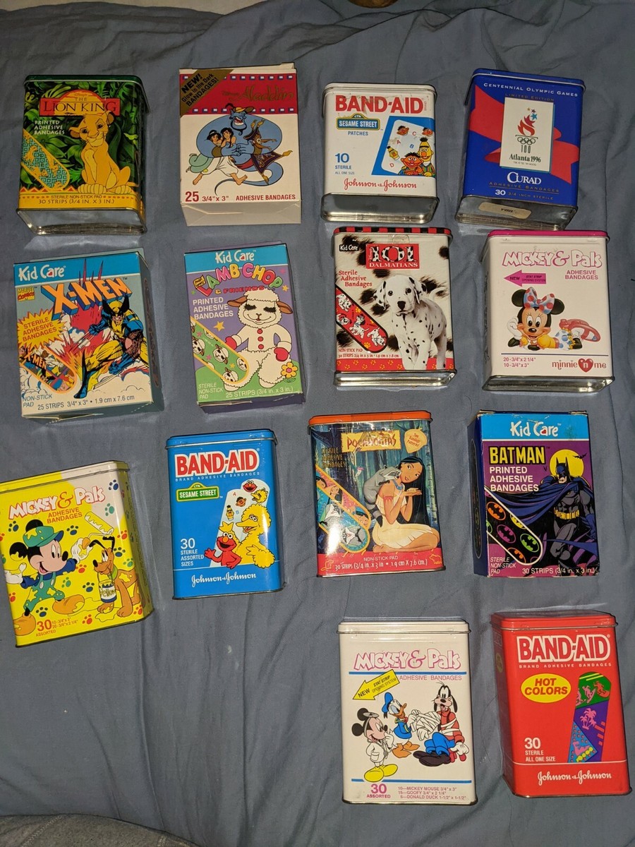 60-80年代　バンドエイド　ブリキ缶　ビンテージ　アドバタイジング　USA 60-80年代バンドエイドブリキ缶ビンテージアドバタイジングUSA