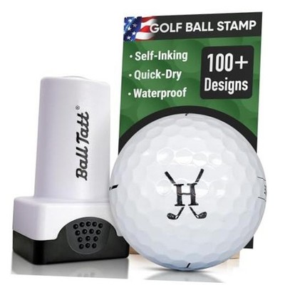 Golf Ball Stamp Personalized Monogram Initial Self-Inking Marker H Initial