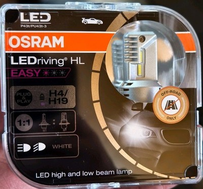 Osram LEDriving HL Easy 12v P43t/PU43t-3 LED Headlight Headlamp Bulbs