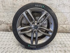 18" INCH ALLOY WHEEL WITH DAMAGED TYRE 7.5J 7846784 BMW 2 SERIES F22 2015