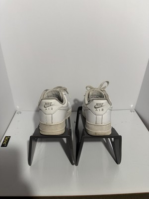 Nike Air Force 1low Triple White Lesther Sneakers 7 5 US