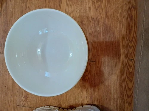Vintage Pyrex Primary Mixing Nesting Bowl Yellow 404 4 Quart Large A-4 USA 1950s