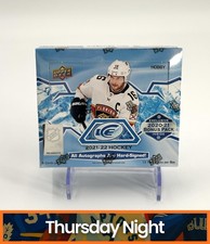 2021-22 UPPER DECK ICE HOCKEY FACTORY SEALED HOBBY BOX