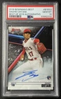 SHOHEI OHTANI PSA 10 2018 BOWMAN'S BEST OF 2018 ROOKIE ON CARD AUTOGRAPH RC AUTO