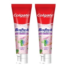 Colgate MaxFresh Rainbow Fresh Toothpaste with Heart Cooling Crystal - 2x100 gm