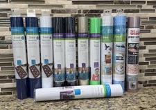 NEW Cricut & Siser - Iron-On, Removable, Transfer Tape & Stencil VINYL LOT of 10