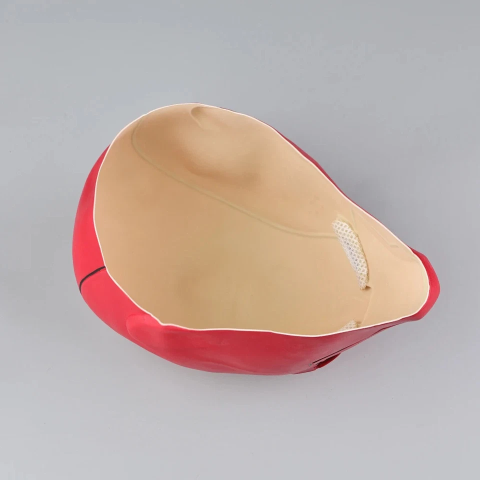 Latex Superheld Maske Red Hood Helm Cosplay Kostüm Karneval Party - Bild 3 von 4