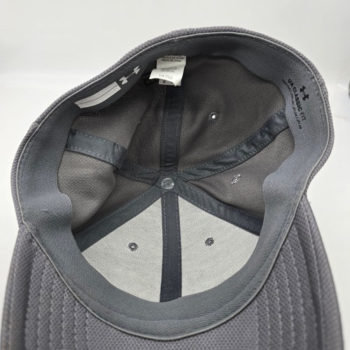 Under Armour Youth UA Classic Fit Blitzing Hat Cap Everyday Gray SZ Small/Medium - Picture 6 of 8