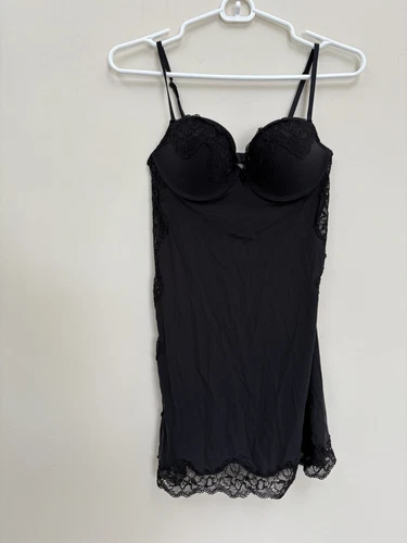 UNDERCOVER Abito donna nero slip Victoria's Secret 34C nuovo senza etichette