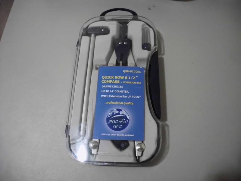 Compass by Pacific Arc Quick  Bow Compass Set 6 1/2 In. (QSB810CEX)