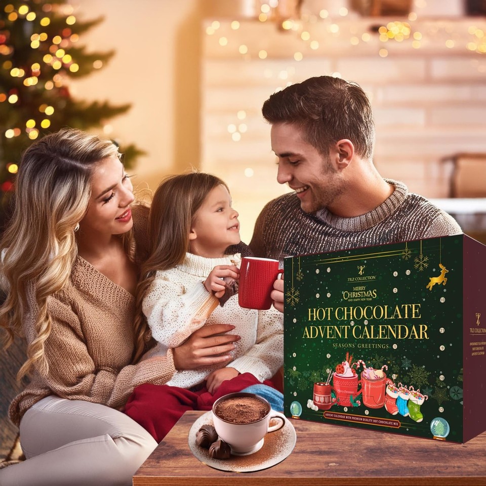 Hot Chocolate Advent Calendar – 24 Days Of Premium Cocoa Sachets With - View #7