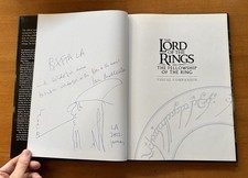 Ian McKellen SIGNED Lord Of The Rings Fellowship Of Hand Drawn Doodle!