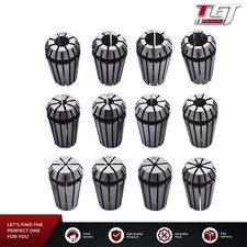 12Pcs ER16 1/32"-3/8" Spring Collet Set For CNC Milling Lathe Tool