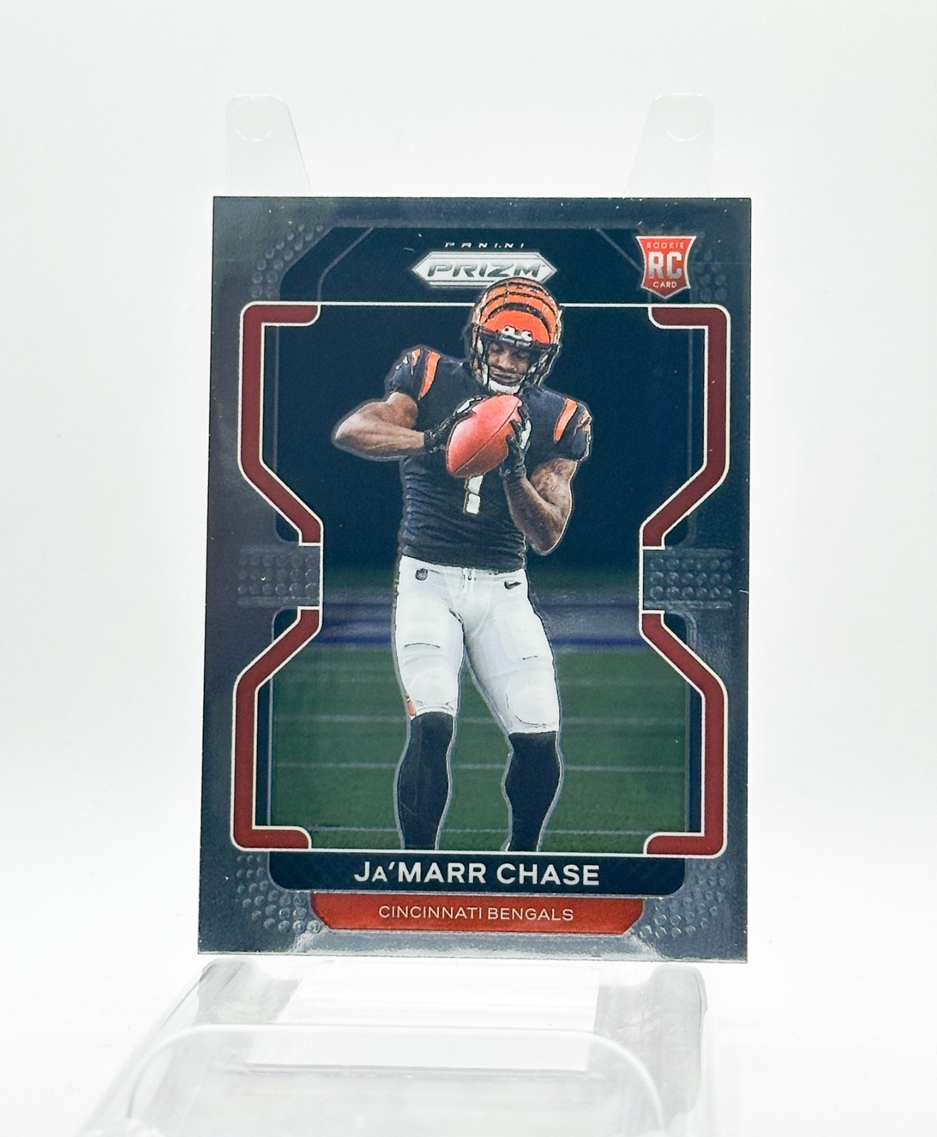 2021 Panini Prizm Football Jamarr Chase Base RC Rookie #337 Bengals