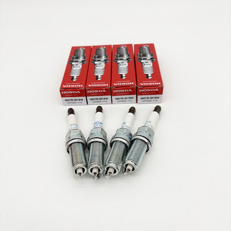 4PCS IRIDIUM Spark Plugs IZFR6K-11S 5266 9807B-561BW FOR 06-11 HONDA CIVIC 1.8L