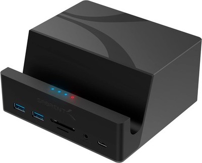 SABRENT USB-C Universal Laptop Docking Station (DS-UICA) - Black